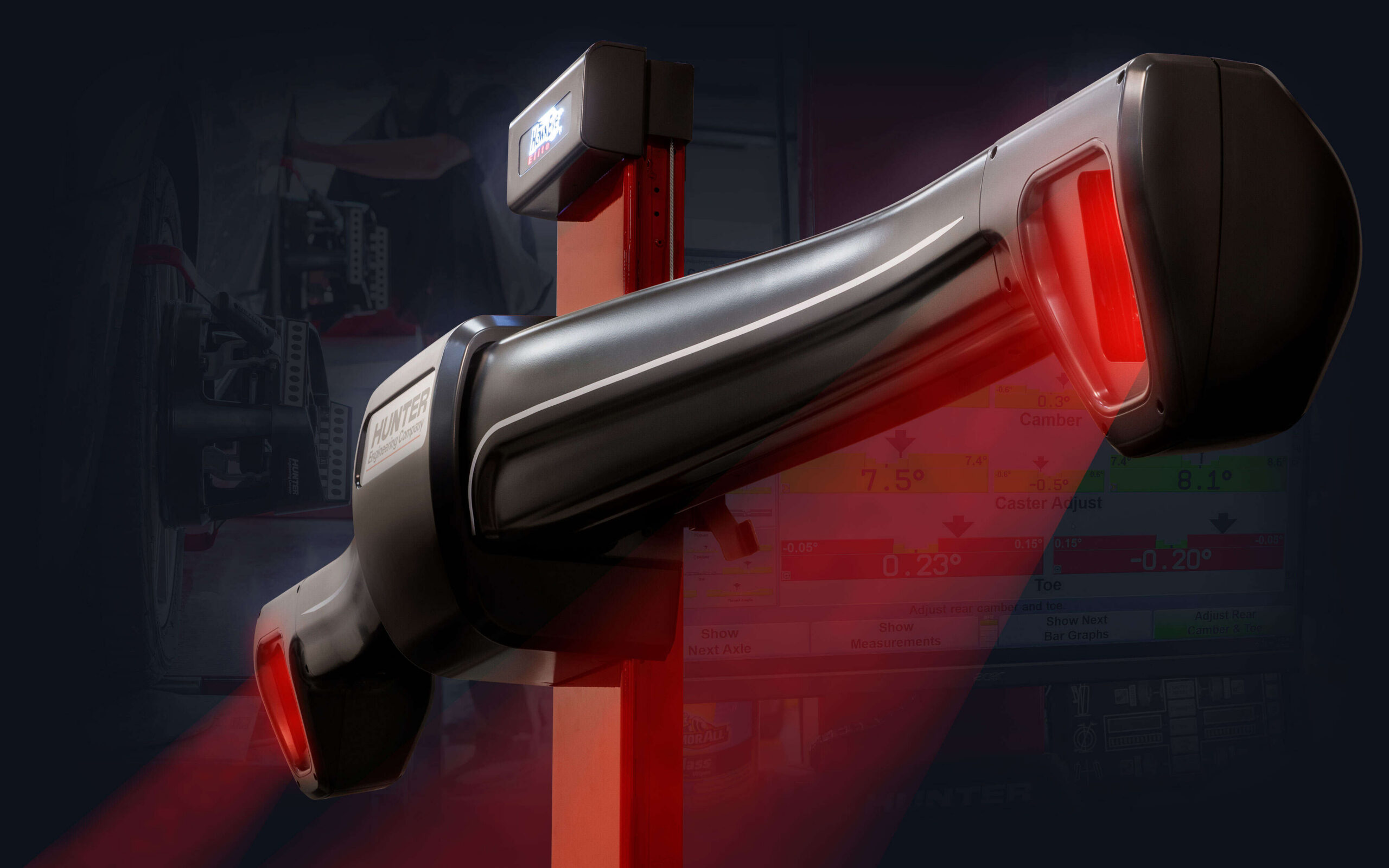 Hunter HawkEye Elite alignment sensors
