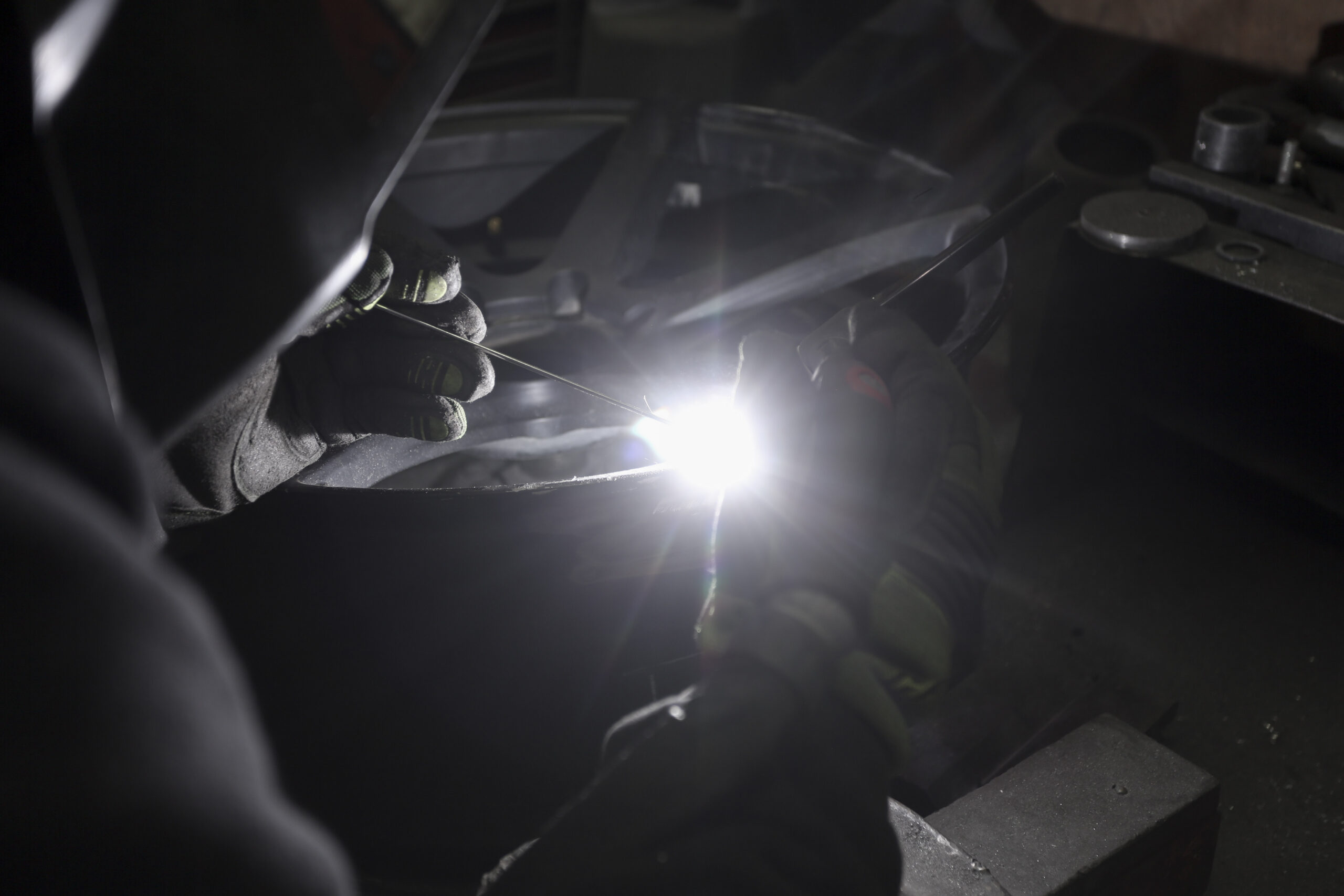 Weld & Repair — Mag Wheel Guru wheel repair process